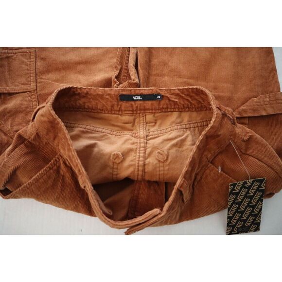 Vans 000F79 Women's Sz 26 Mocha Bisque High Road Groundwork Corduroy Pants - Picture 3 of 12
